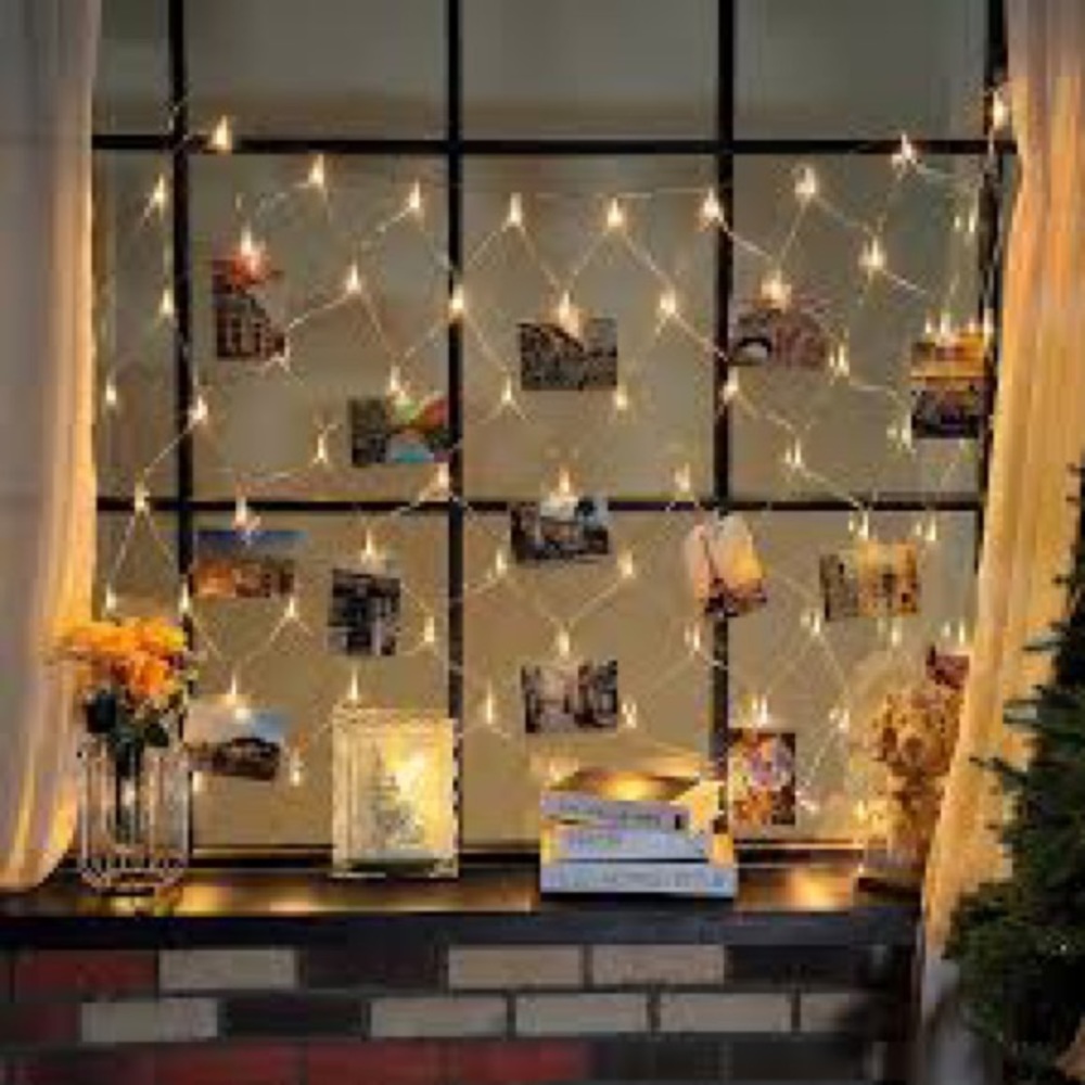 Home Core Gold Wire LED Gold Glittery Photo Clip Fairy Lights. - Picture 16 of 16